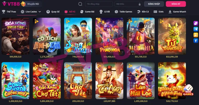 Nổ hũ đổi thưởng tại VT88: cơ hội làm giàu không giới hạn 3 Các thể loại game nổ hũ phổ biến tại VT88